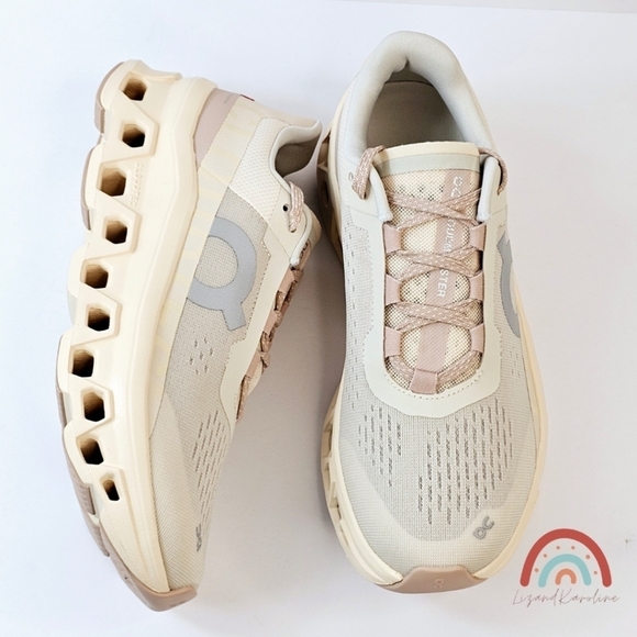 New! On Cloudmonster Sneakers in Moon Fawn - Picture 7 of 16